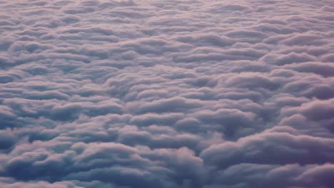 cielo nublado desde avion