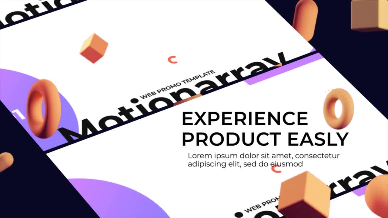 Motionarray template showcase