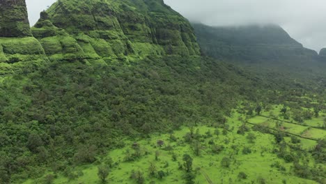 Descending-Flight-from-the-mountains-to-the-base-into-the-greens-of-the-western-ghats