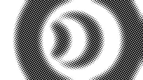 half tone of many dots, computer generated abstract background, 3d render backdrop with optical illusion effect