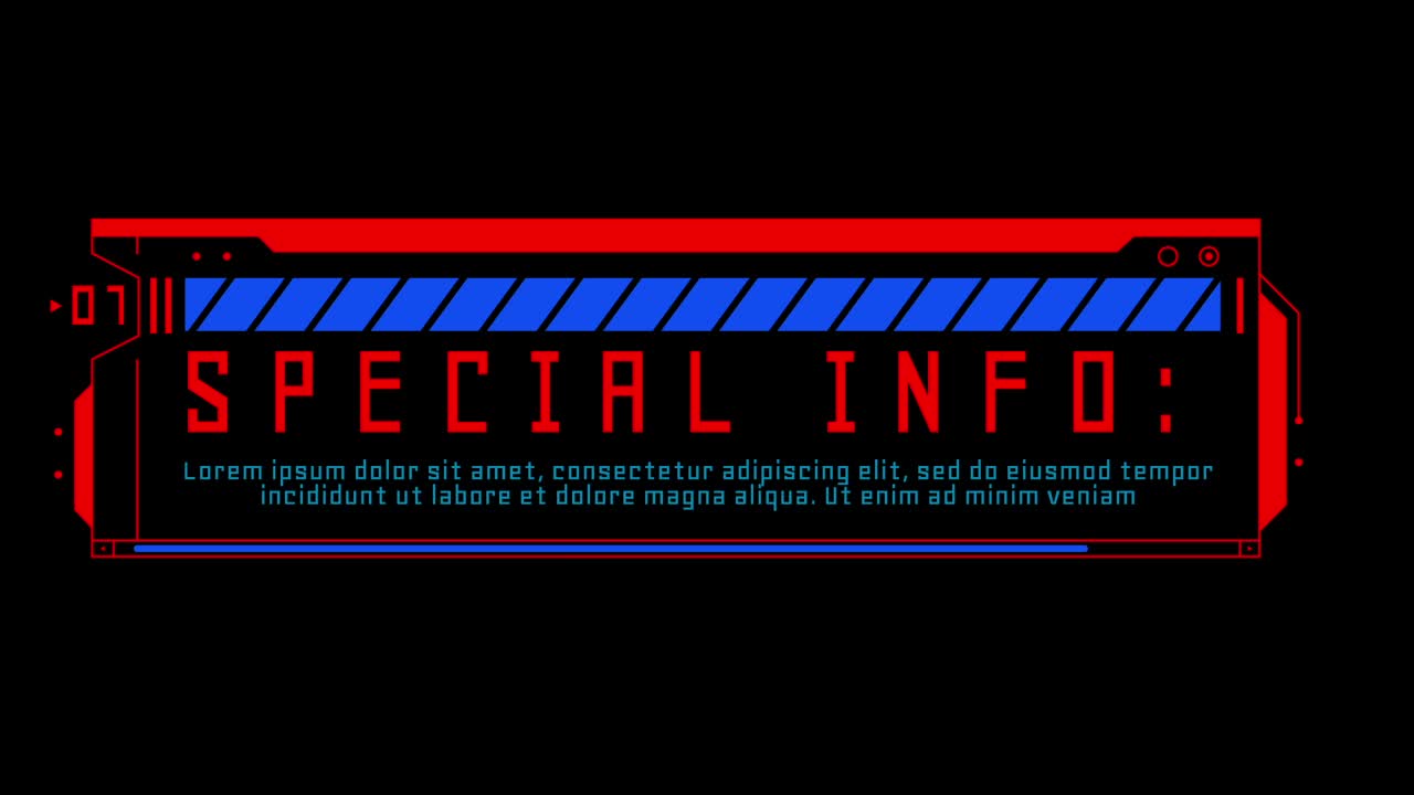 Cyberpunk Lower Thirds