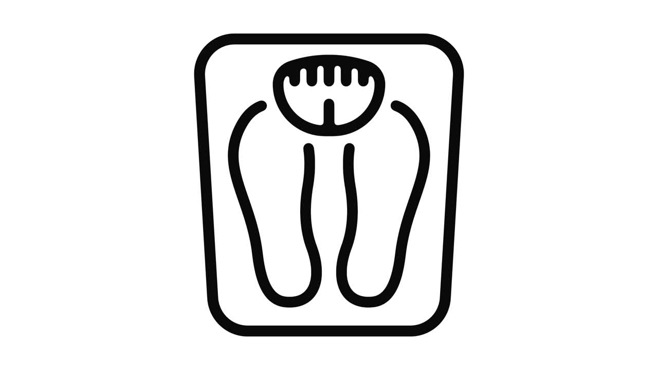 gráfico de movimiento de la línea de peso