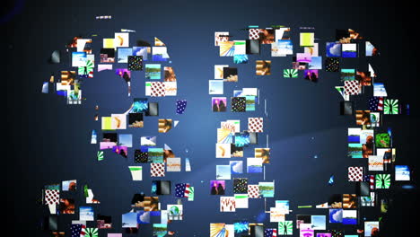 videoclips que forman un mensaje en 3d
