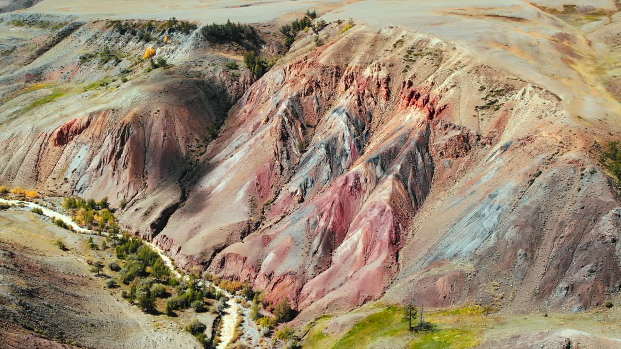 paisaje panorámico de valle de montaña