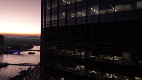 drone orbiting shot of brisbane's queens wharf casino development