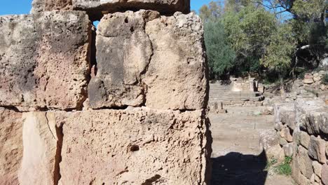 la ciudad de ruinas romanas en el estado de tipaza, argelia