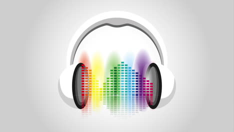 diseño de iconos de audio, animación de video