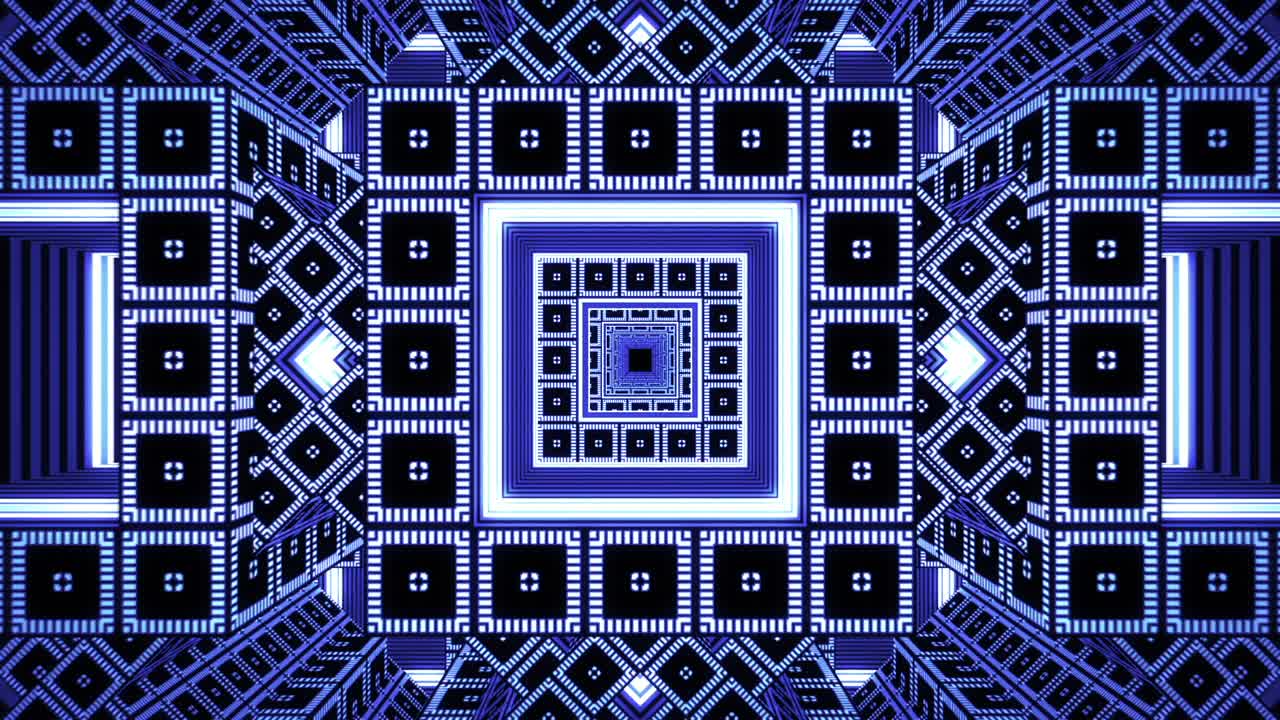 абстрактный геометрический туннель