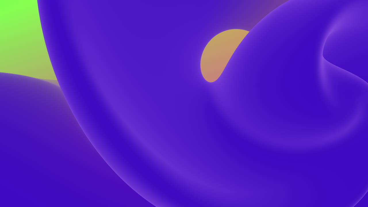 Fantasy abstract blue geometric shape on gradient