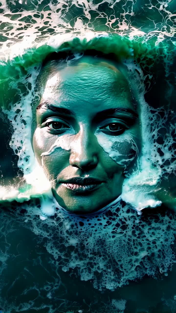 Tranquil beauty beneath the waves captivating and surreal ocean imagery awaits you