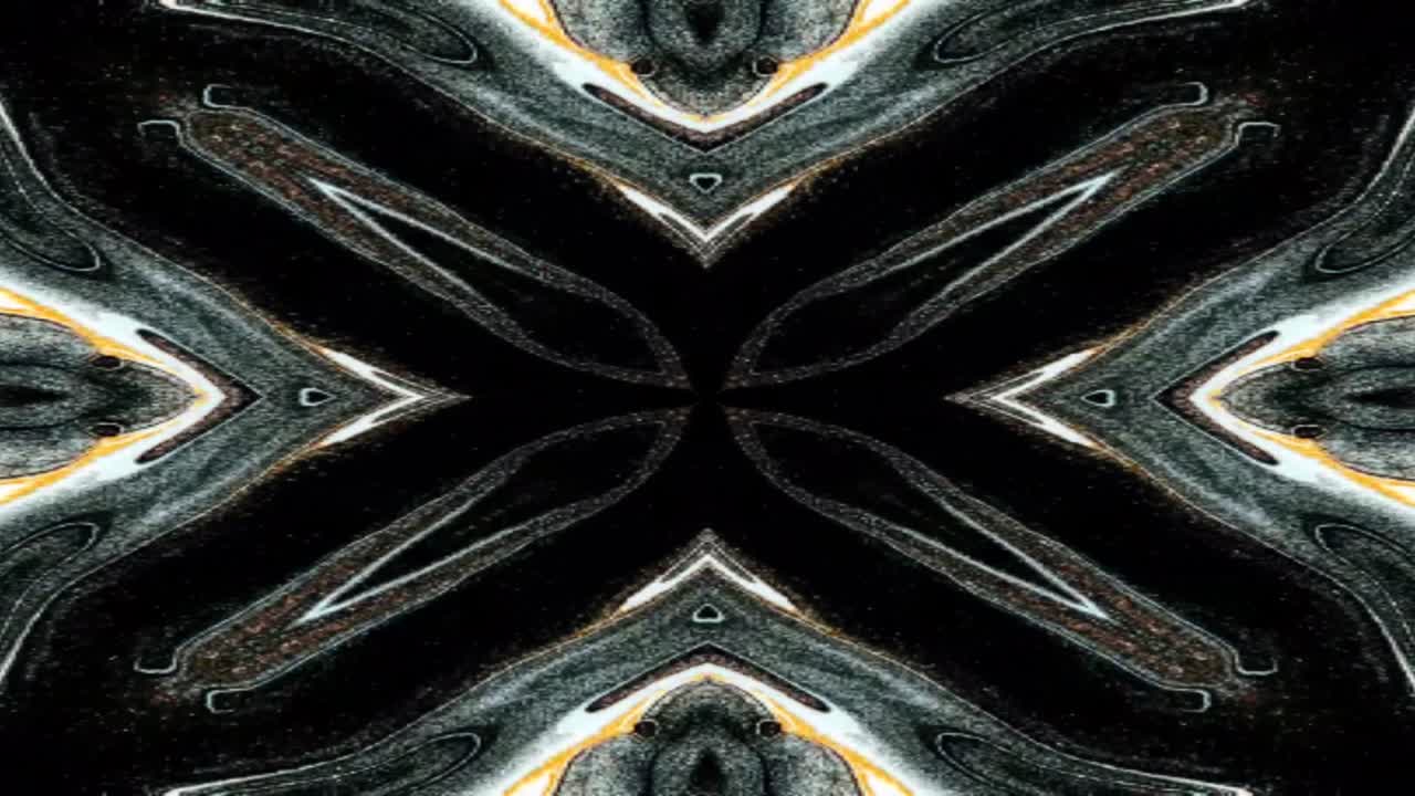 único colorido caleidoscopio patrón de mármol fractal fondo de movimiento.