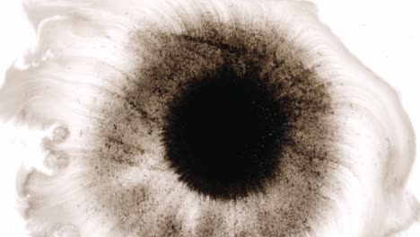 ink blot abstract art