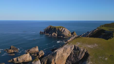 an port cliffs cinematic 4k drone footage co.donegal - ireland 19