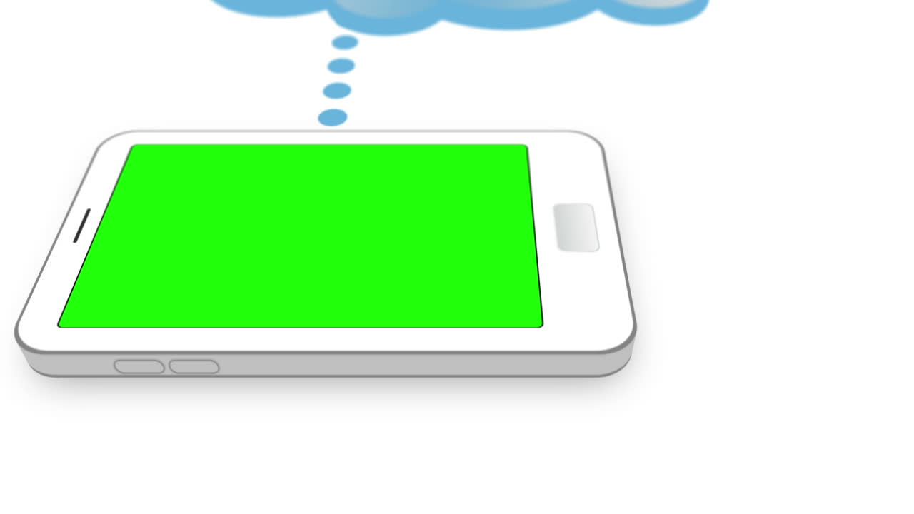 스마트폰 화면의 복사 공간