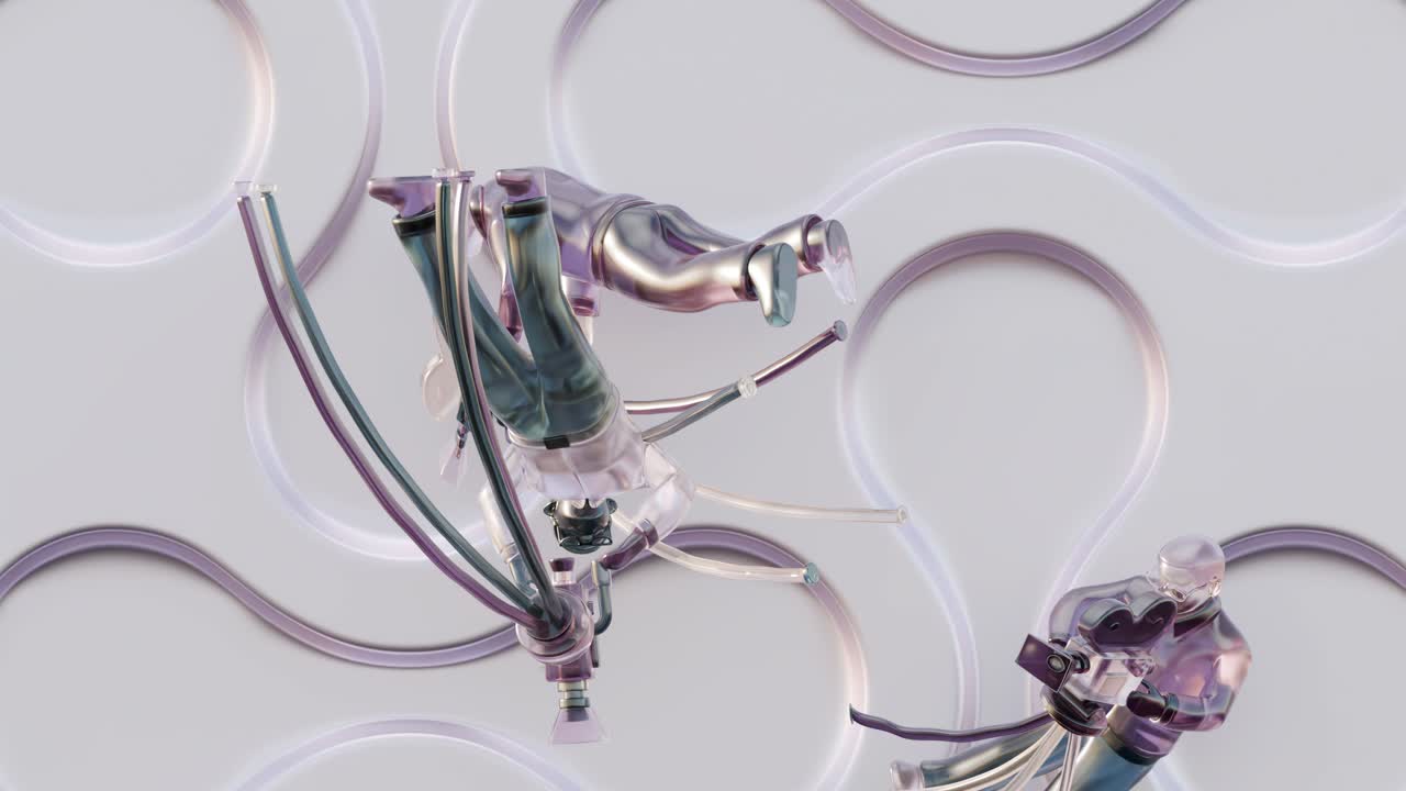 Abstract Glass Figurines