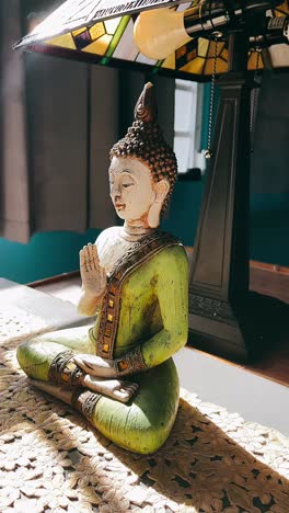 buddha statue in sunlight