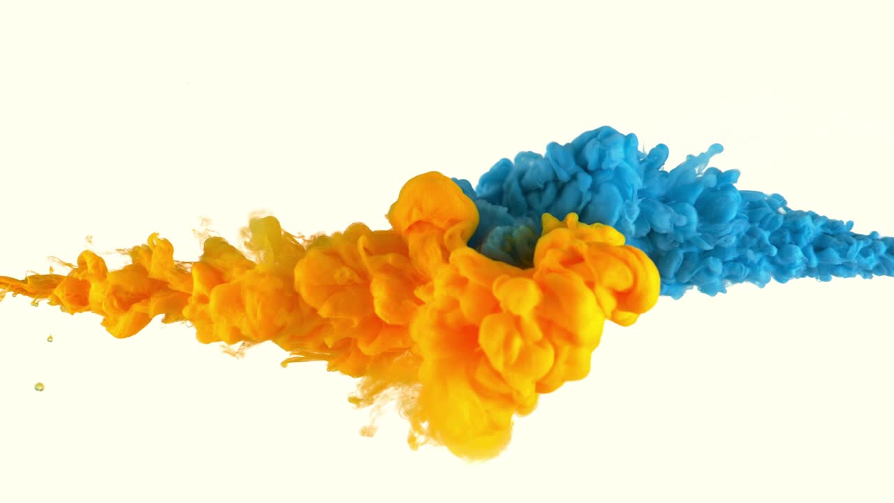 Magic mixing of ink color | Premium Stock Video Footage