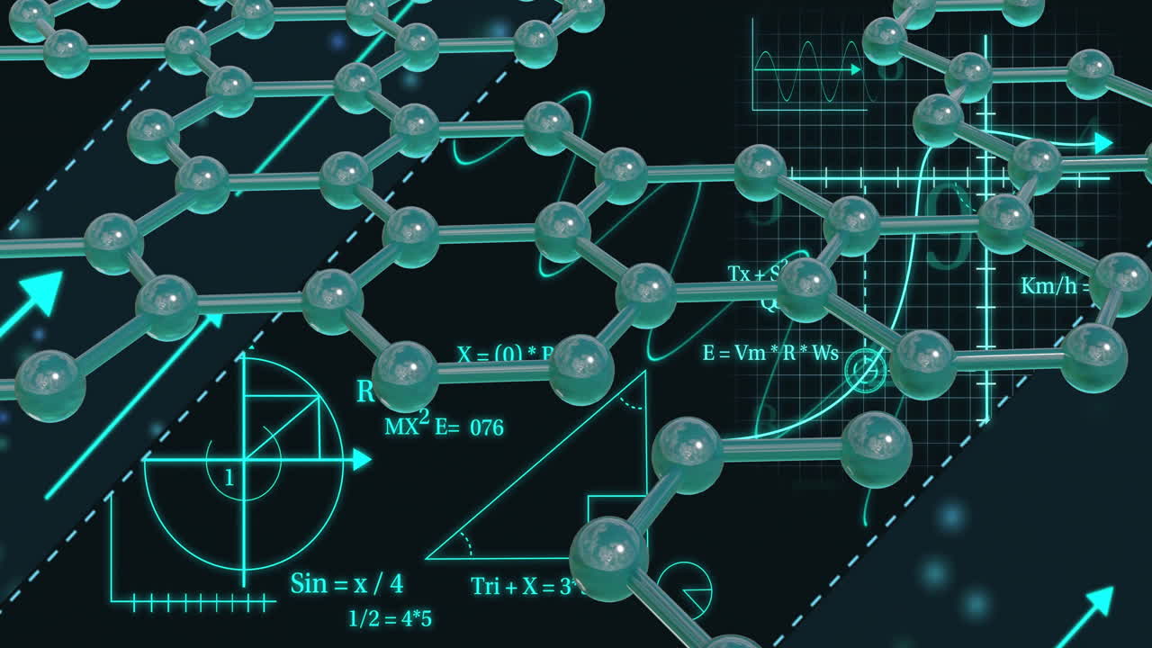 분자 구조 및 수학적 방정식, 과학 데이터 처리