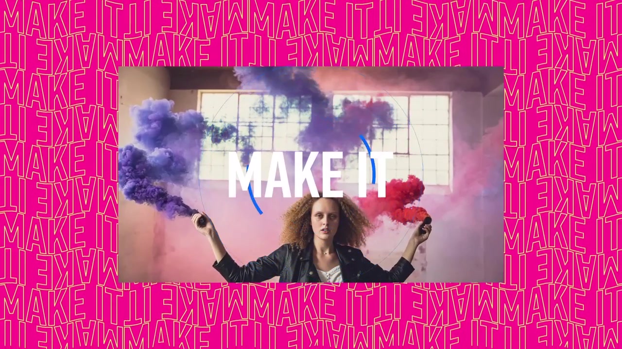 Dynamic Video Montage with Glitch Effects and Motion Graphics