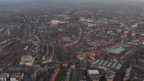 aerial shot over camberwell south london