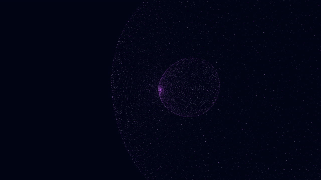 hipnotizante simetría intrincado patrón circular de puntos blancos sobre fondo negro