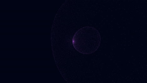 hipnotizante simetría intrincado patrón circular de puntos blancos sobre fondo negro