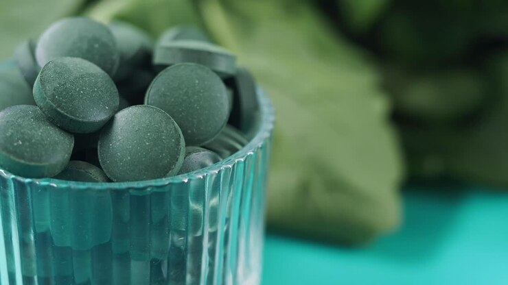 Spirulina-piller