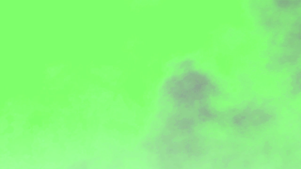 humo negro espeso, pantalla verde