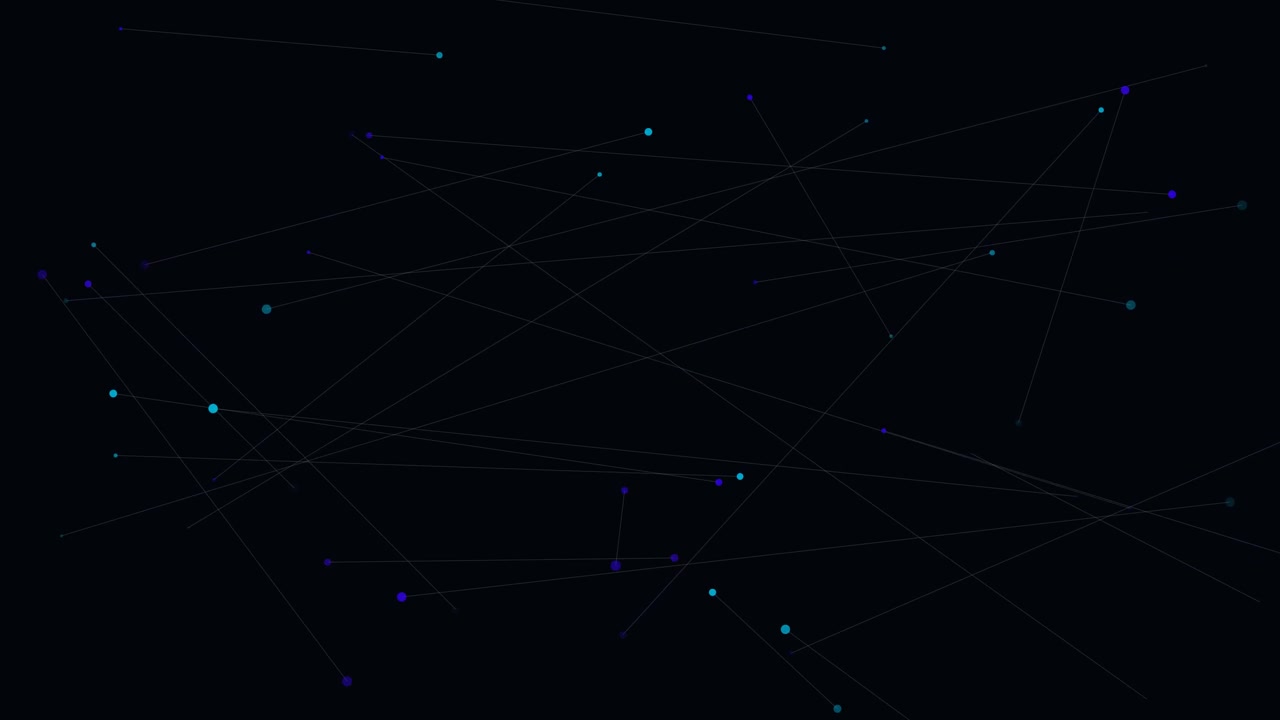 Abstract Motion Background with Connecting Dots and Lines