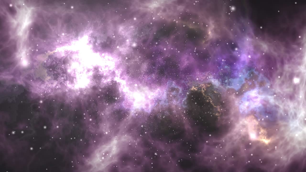 vuelo espacial a través de la nebulosa. viajes espaciales.