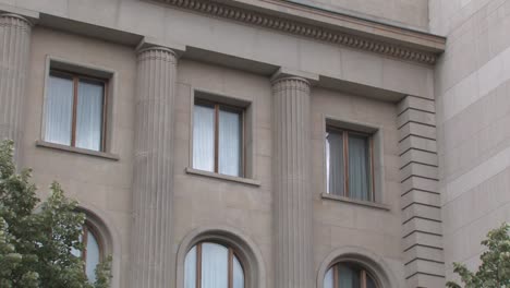 medium shot of windows of russian embassy in berlin, germany-1