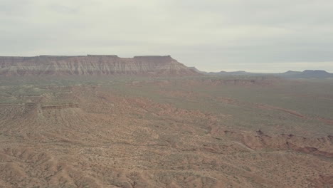 cloudy remote desert in southern utah