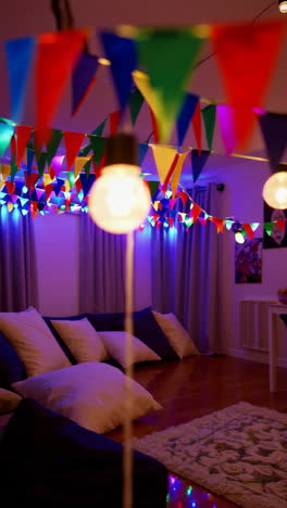 fun cozy party room