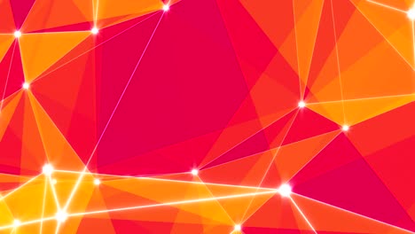fondo de movimiento de bucle abstracto plexo dinámico tecnología futurista. renderizado en 3d