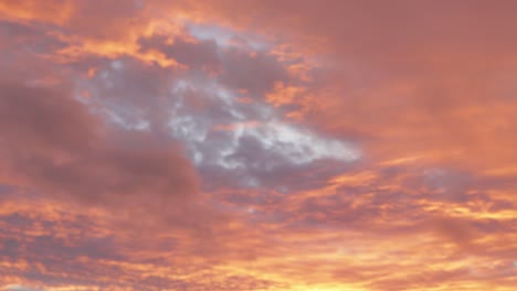 attractive epic colorful sunset sky clouds, timelapse