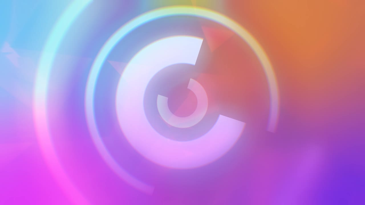 fondo de anillos de colores