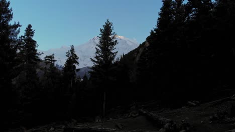 Luftaufnahme-Des-Nanga-Parbat-Bergs-In-Pakistan,-Fairy-Meadows-Nationalpark,-Drohne