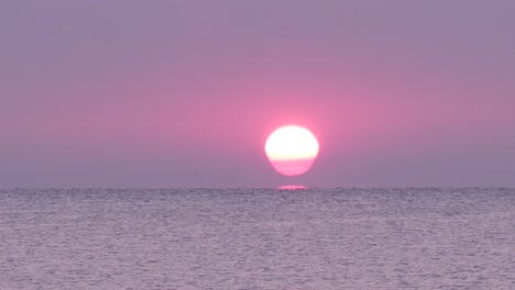 sunrise over lake huron.
