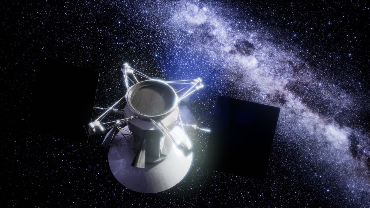 마젤란 우주선이 금성에 접근하고 있습니다.