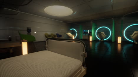 futuristic medical room