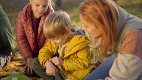 family picnic in the park
