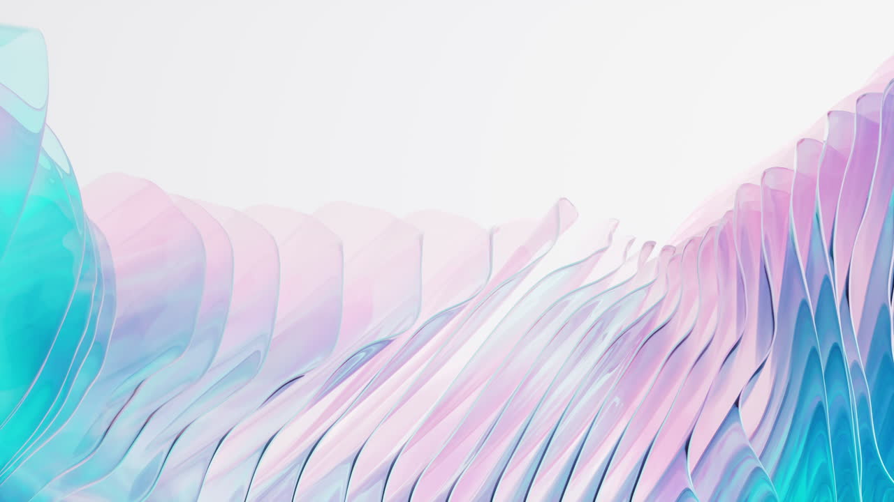 그라디언트 다층 유리 배경, 3d 렌더링