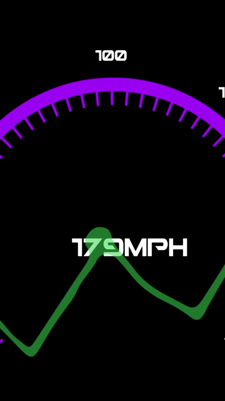 Animation of data processing over car panel on black background