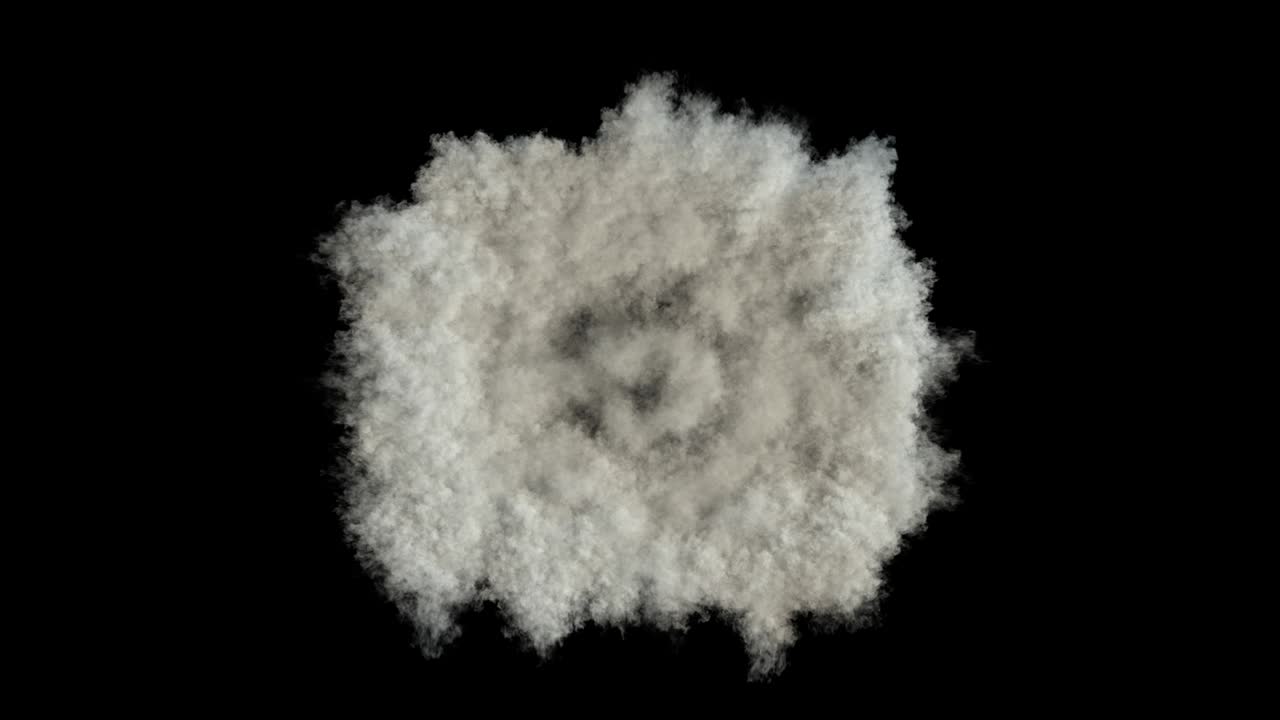 로켓 발사에서 나오는 연기가 연기를 꺼내고 충격파 연기를 일으킨다.