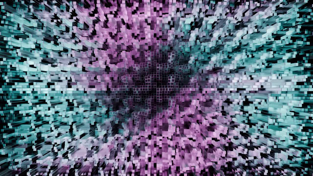 Abstract 3D Background with Geometric Shapes