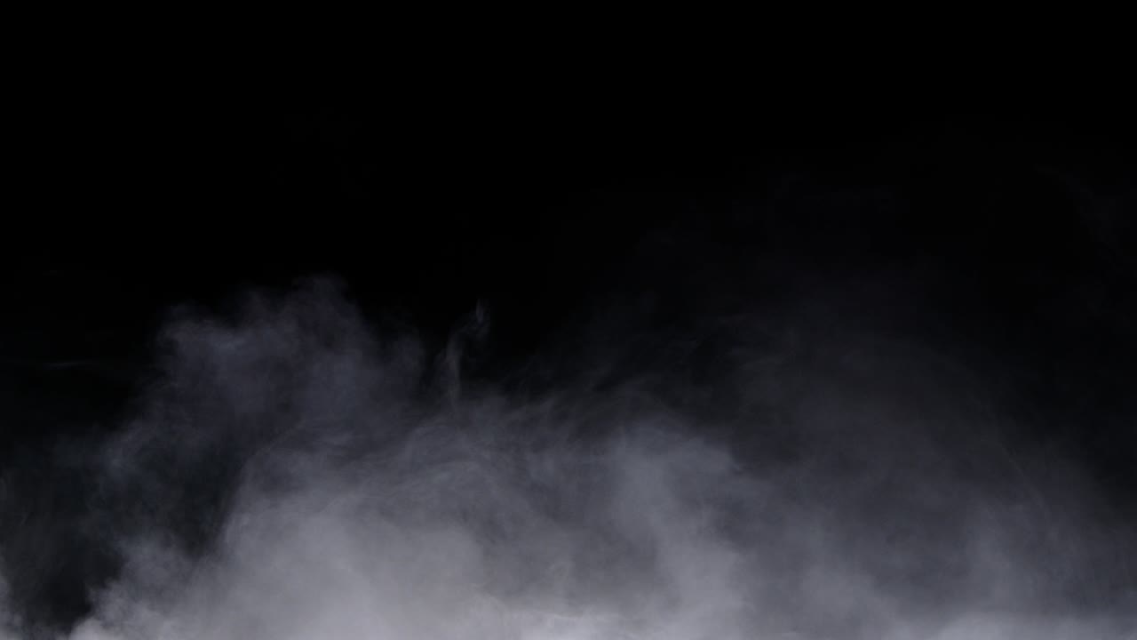 Fumo di ghiaccio secco realistico, nuvole e nebbia