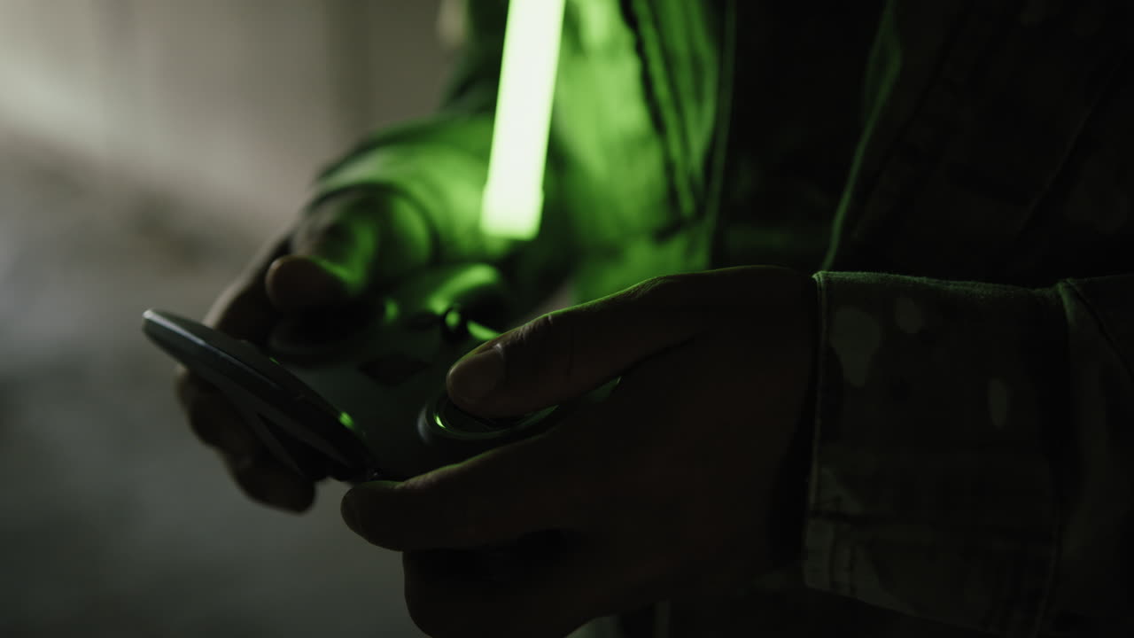 Joystick to Pilot a Russian Military Drone From a Secret Bunker