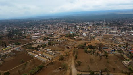drone view of the rural kenya
