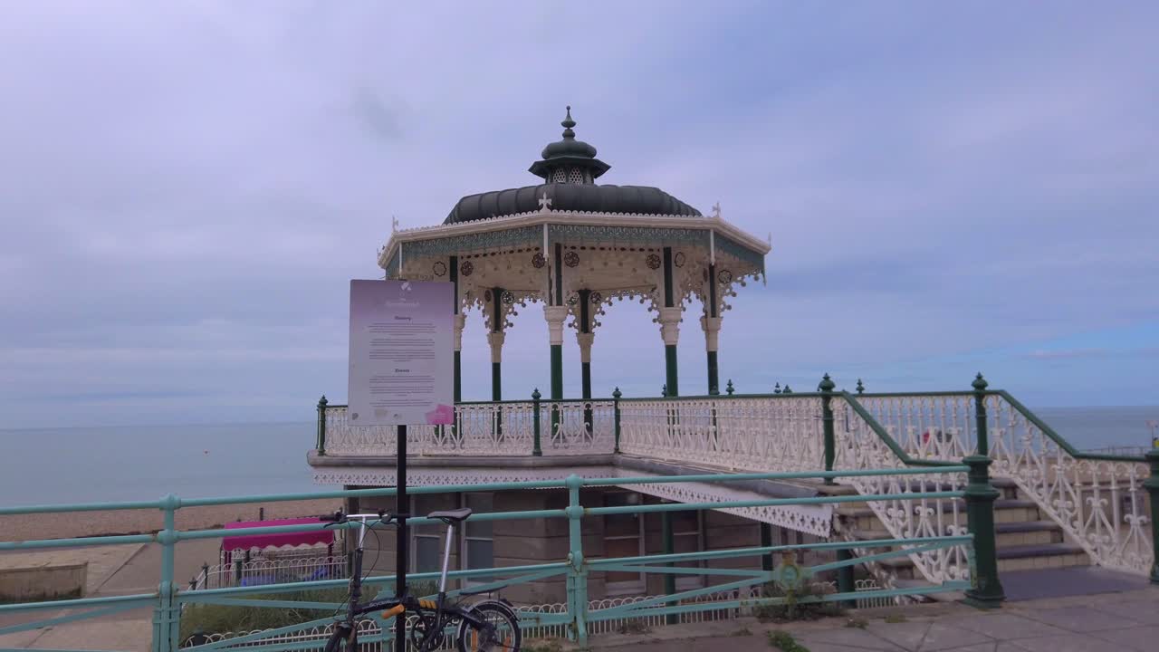 Brighton Beach Bandstand, a Victorian landmark on the seafront of Brighton