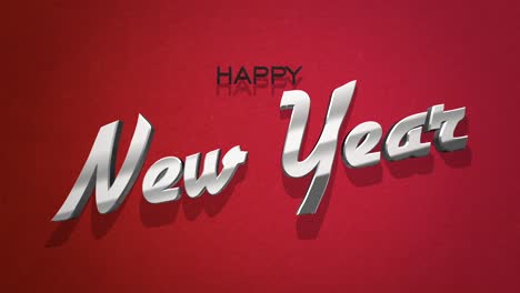 Retro-Happy-New-Year-text-on-red-grunge-texture